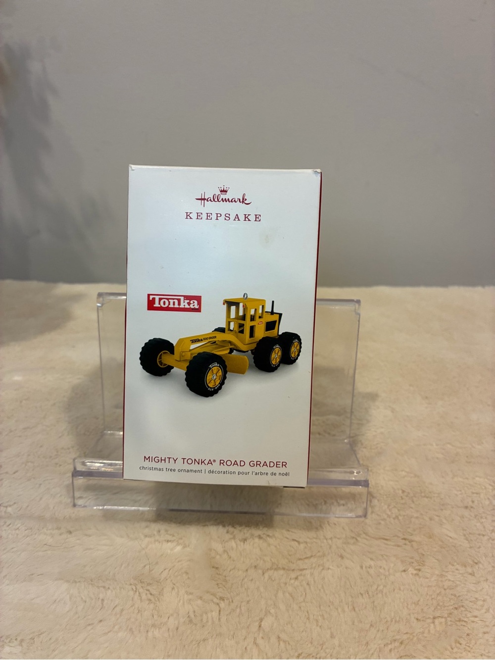Hallmark Keepsake Tonka Yellow Road Grader Ornament